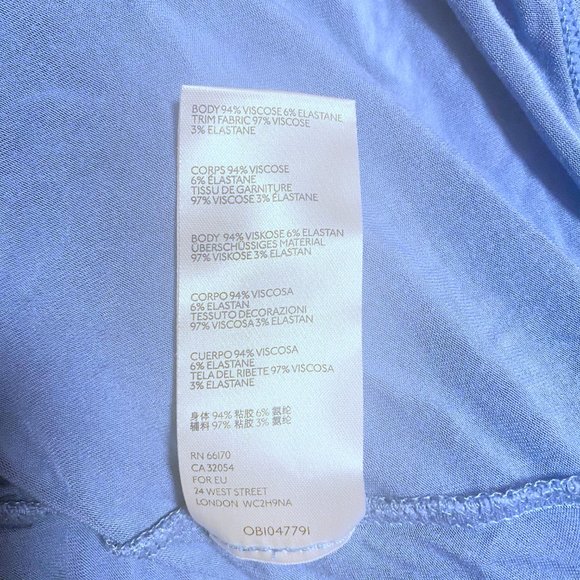 ✅Free People Moonshine Blue Mountain Relaxed Top M - Picture 11 of 12